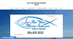 Desktop Screenshot of justaddwatermarinesales.com